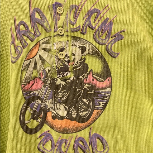 Daydreamer Grateful Dead Green Graphic Long Sleeve - Picture 3 of 6